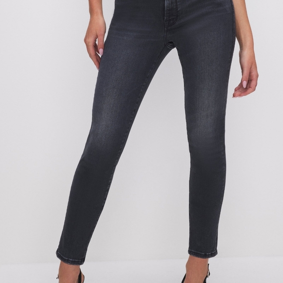 NWT Good American ALWAYS FITS GOOD LEGS SKINNY CROPPED JEANS - Picture 5 of 6